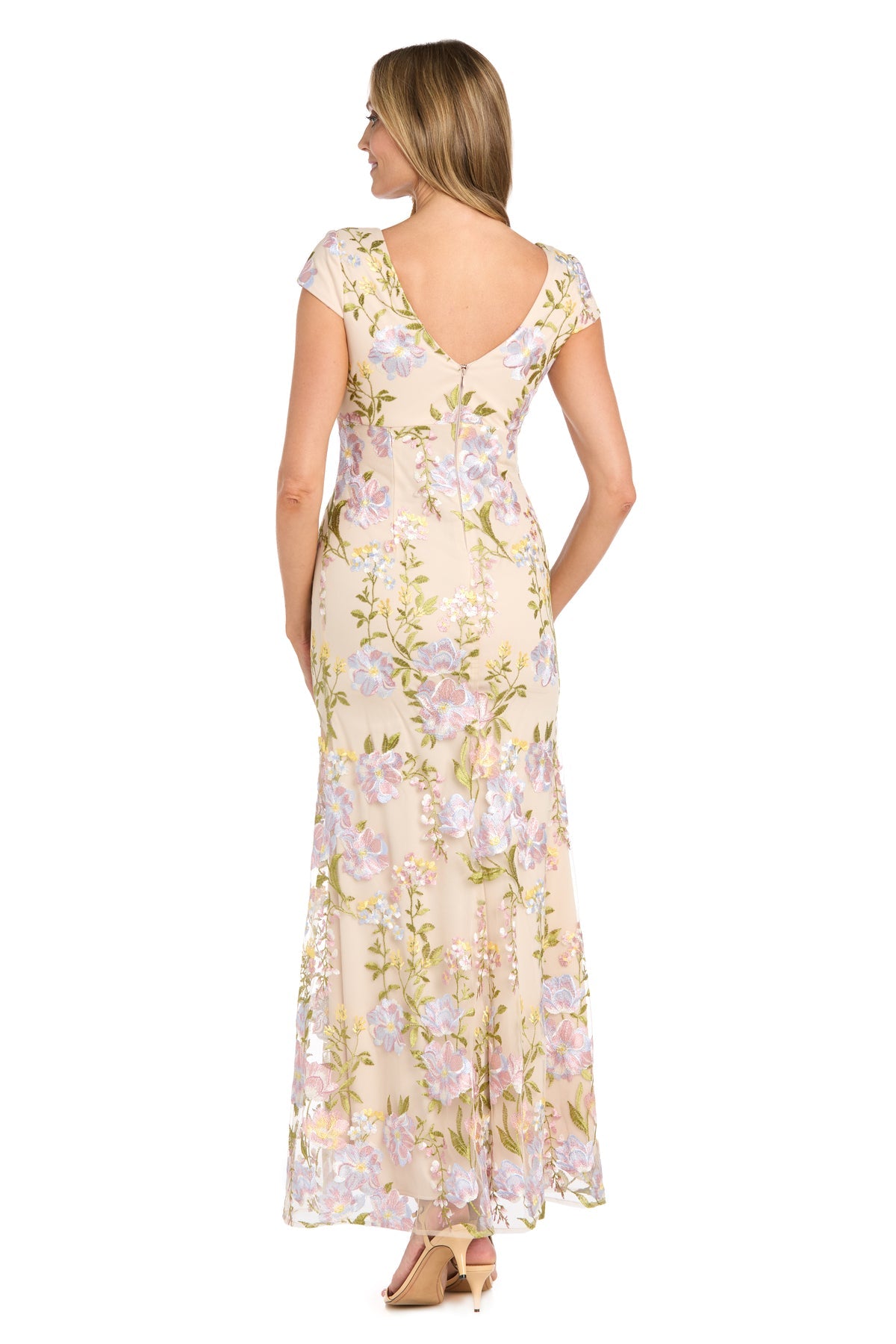 Mother of the Bride Dresses Long Formal Mother of the Bride Dress Nude/Multi