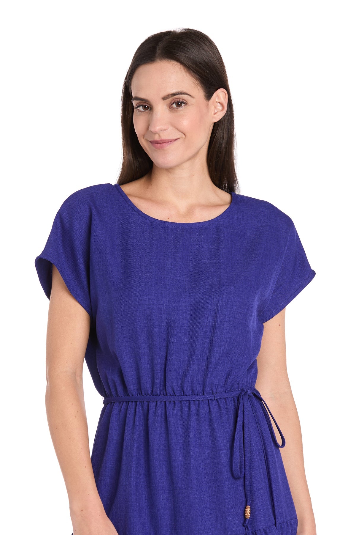 Cocktail Dresses Short A Line Midi Length Cocktail Dress Indigo