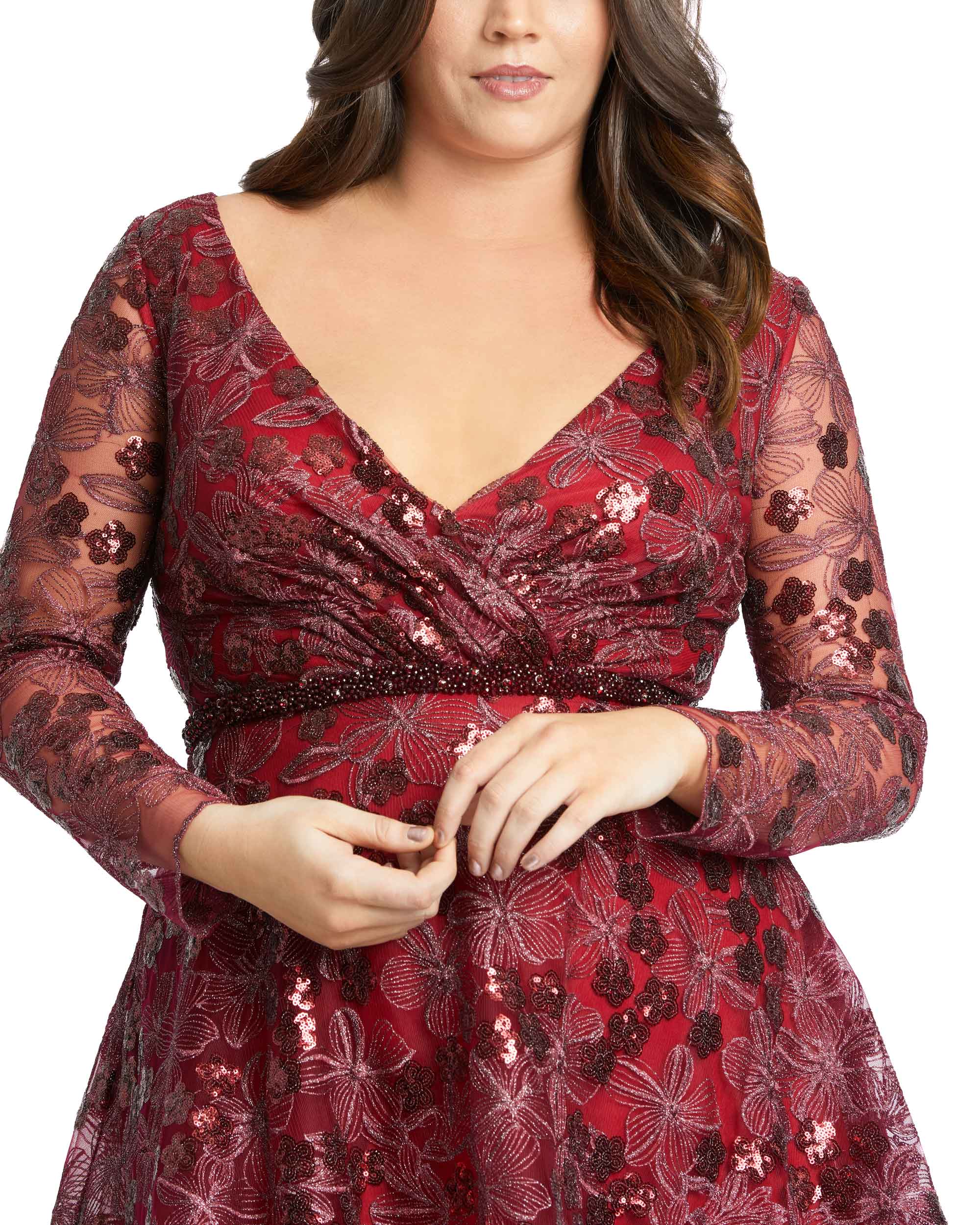 Fabulouss Short Plus Size Dress Plus Size Mac Duggal 67541