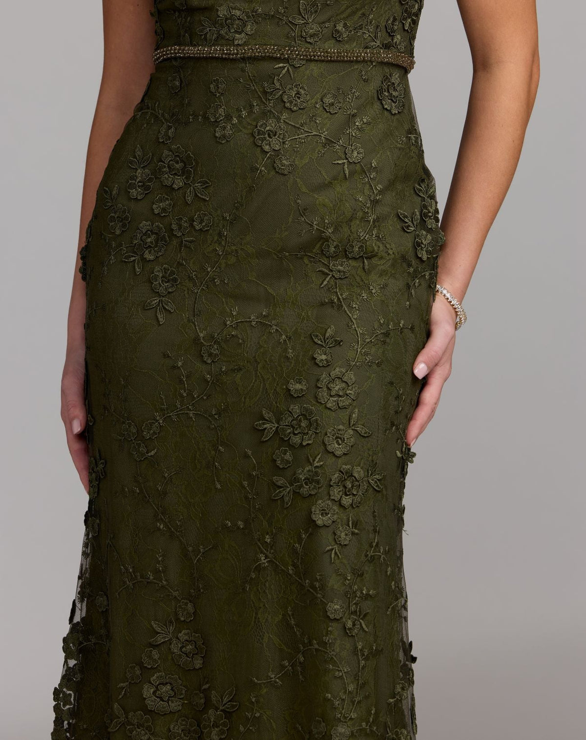 Long Prom Dress Prom Silhouette Mac Duggal 67711 - Olive