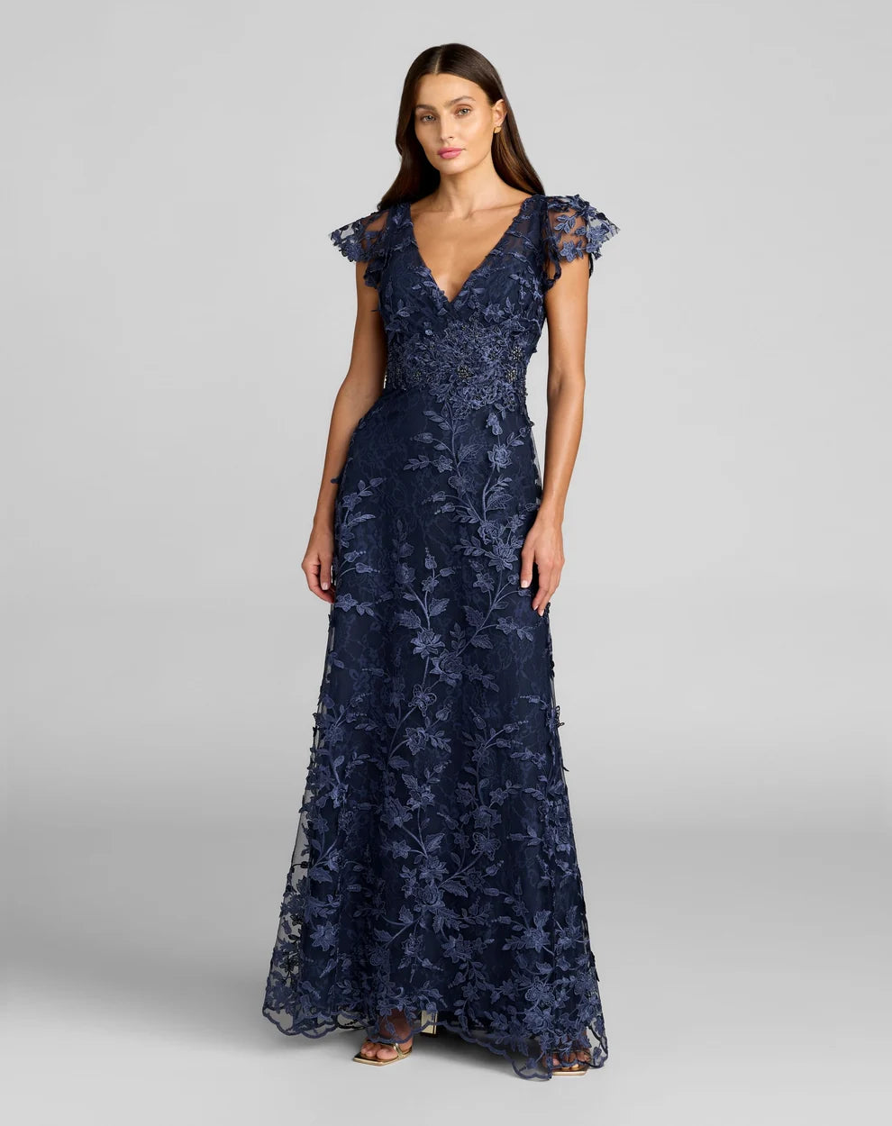 Formal Dresses Formal Long Applique Evening Dress Midnight