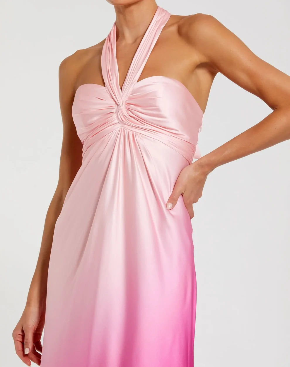 Prom Dresses Prom High Low A Line Ombre Formal Dress Pink Ombre