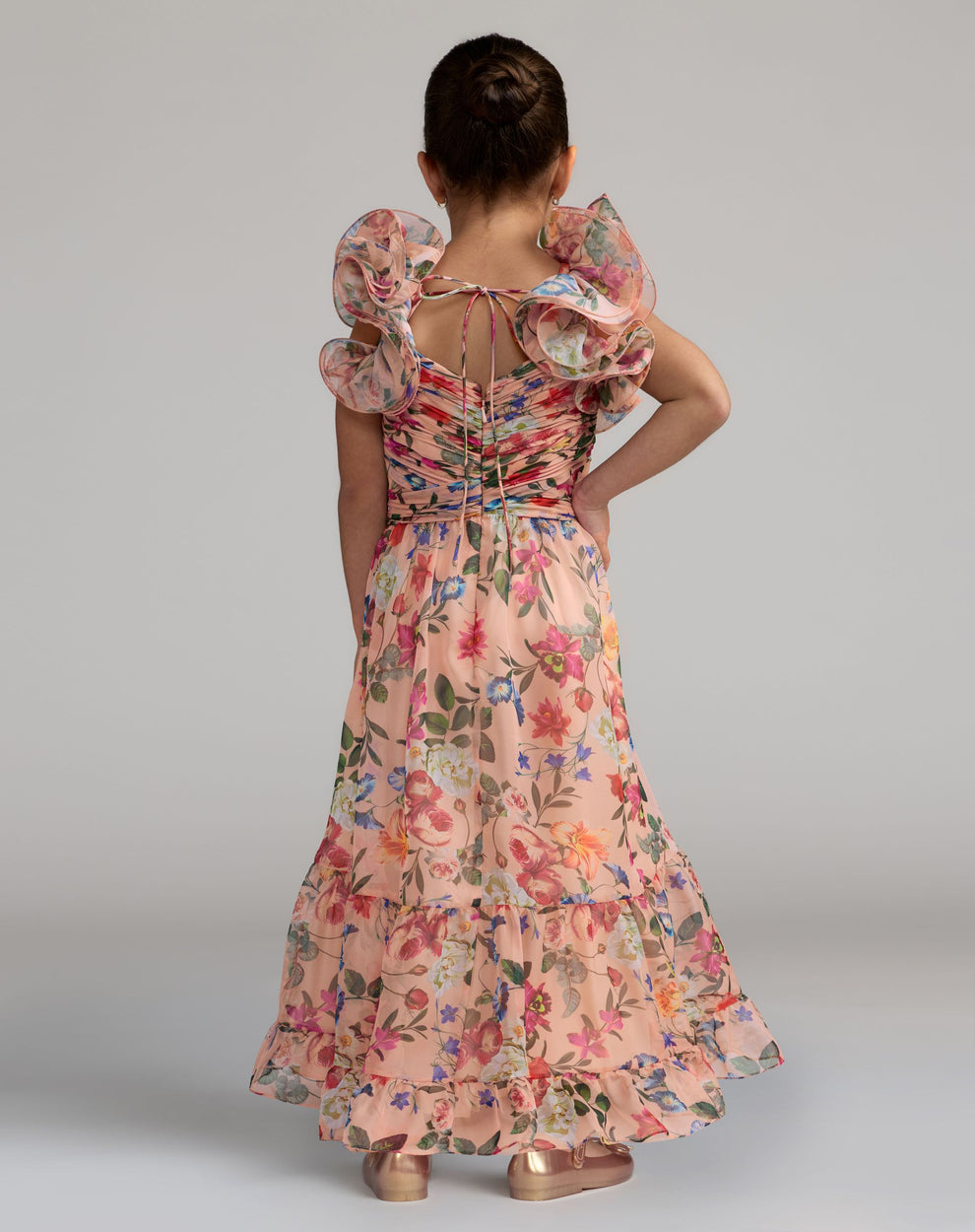 Square Floor-Length Chiffon Special Occasion A-Line Mac Duggal 68669