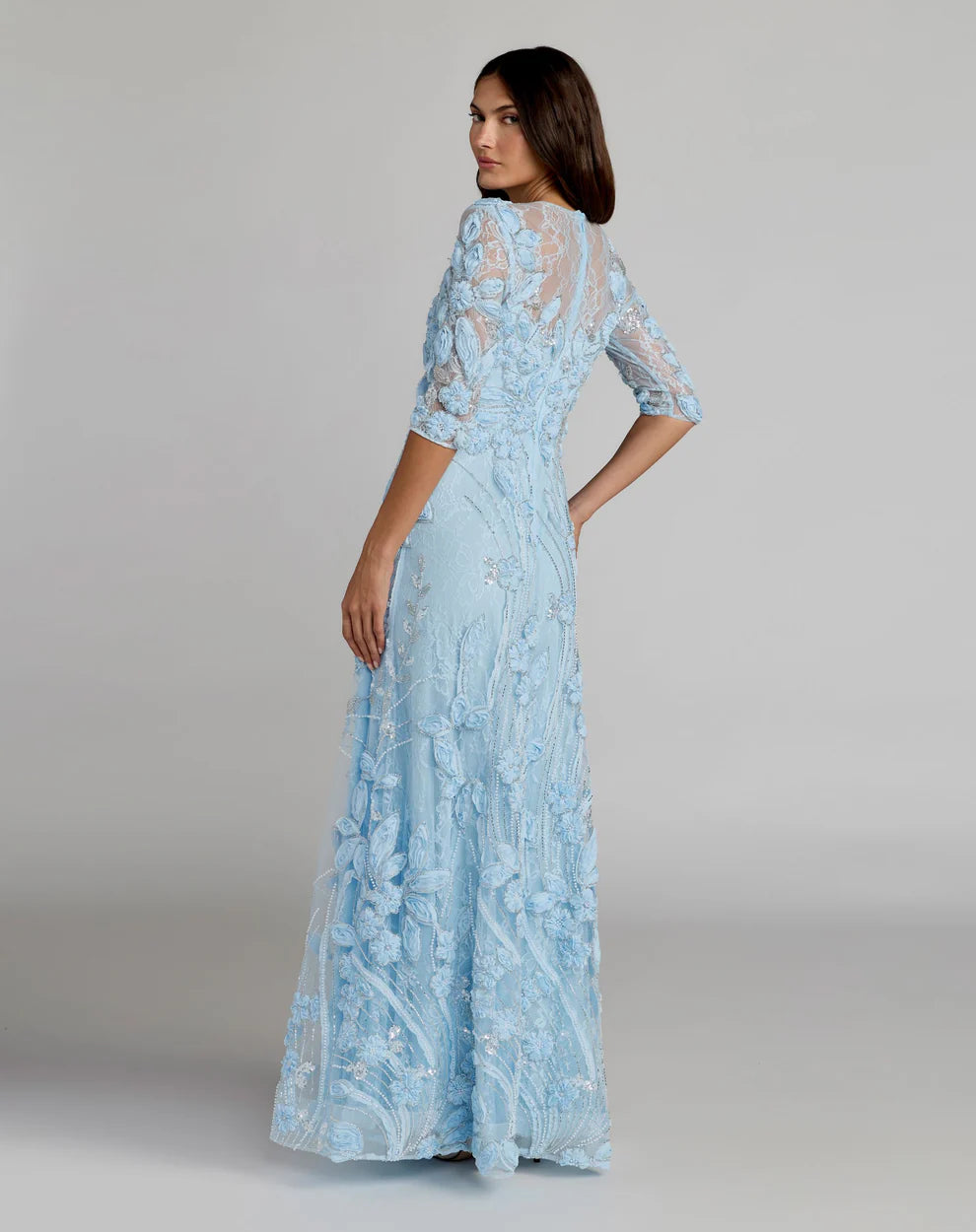 Mother of the Bride Dresses Long Formal Lace Mother of the Bride Dress Periwinkle