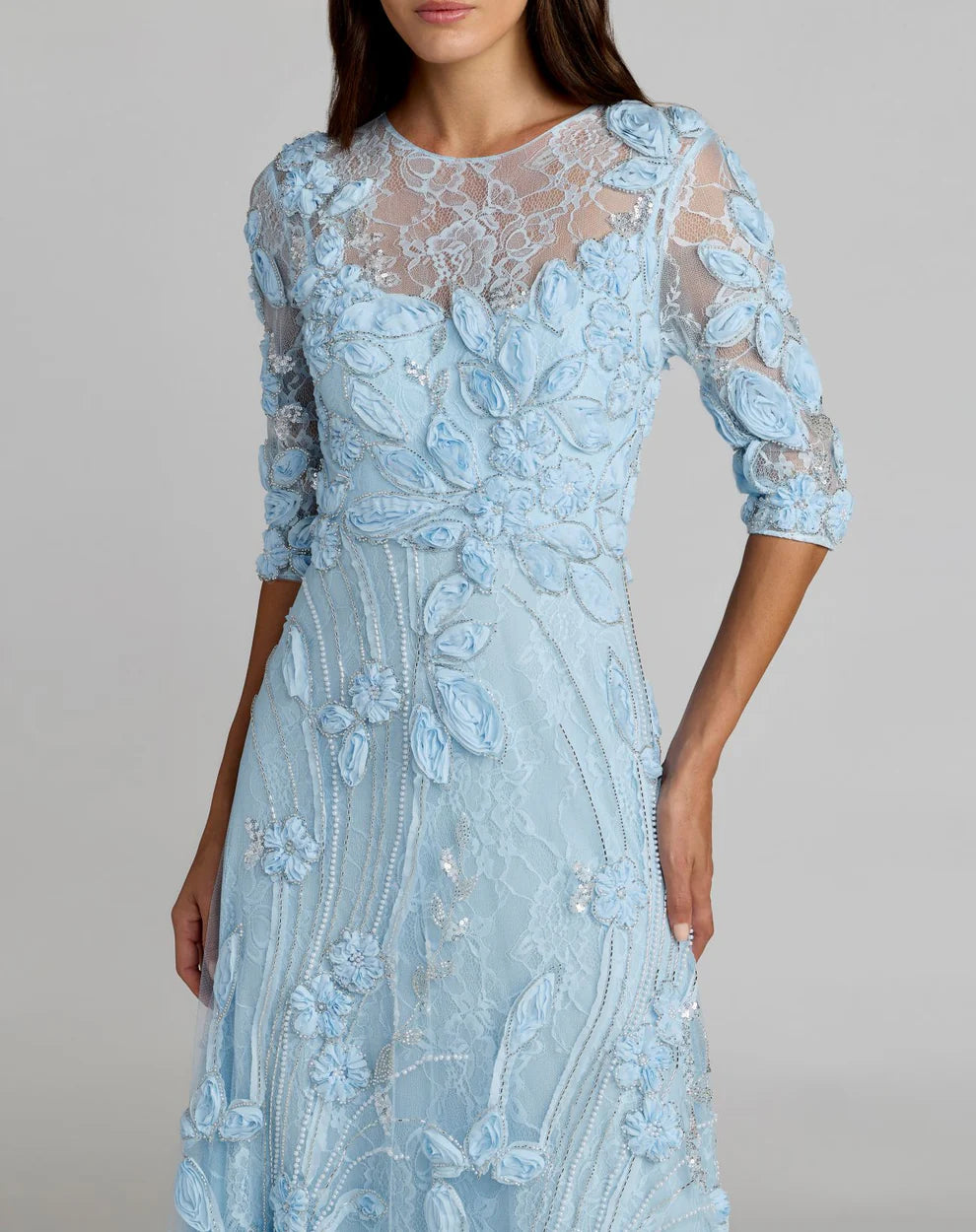Mother of the Bride Dresses Long Formal Lace Mother of the Bride Dress Periwinkle