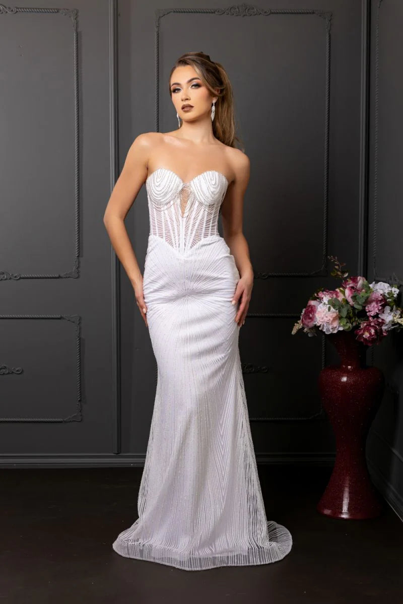 Sweetheart Floor-Length Sequin Prom Mermaid/Trumpet May Queen MQ2195