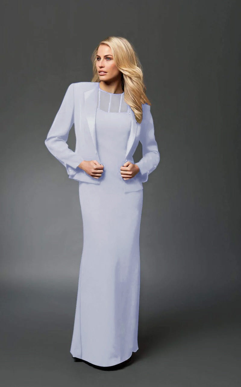 Alexander by Daymor 702105 Beaded Illusion Sheath Dress with Jacket