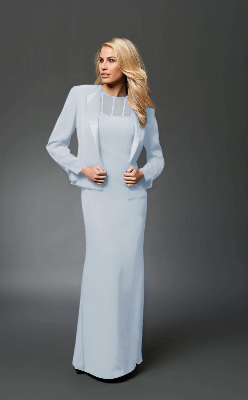 Alexander by Daymor 702105 Beaded Illusion Sheath Dress with Jacket