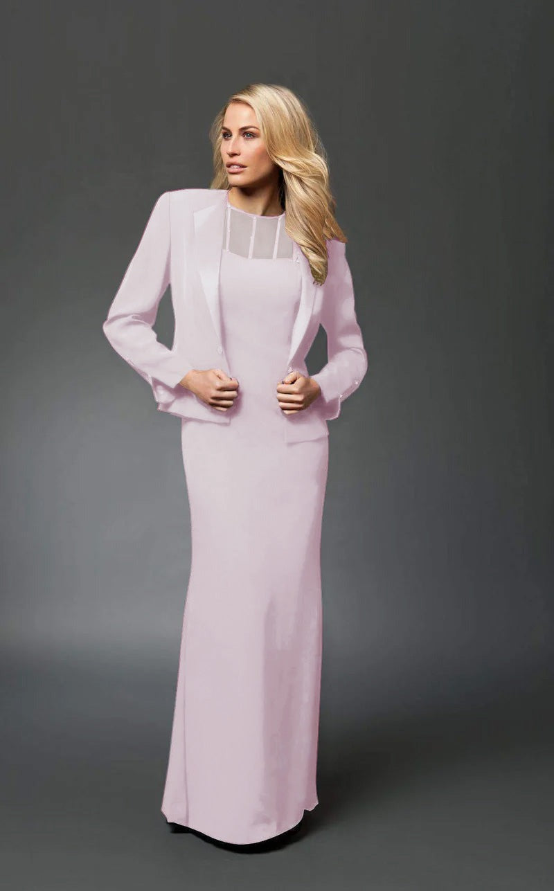 Alexander by Daymor 702105 Beaded Illusion Sheath Dress with Jacket