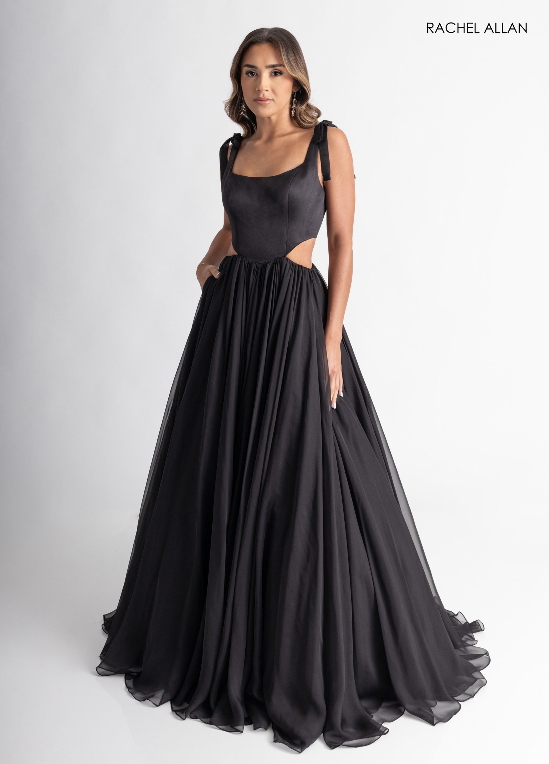 Prom Dresses Long Formal Prom A Line Dress Black