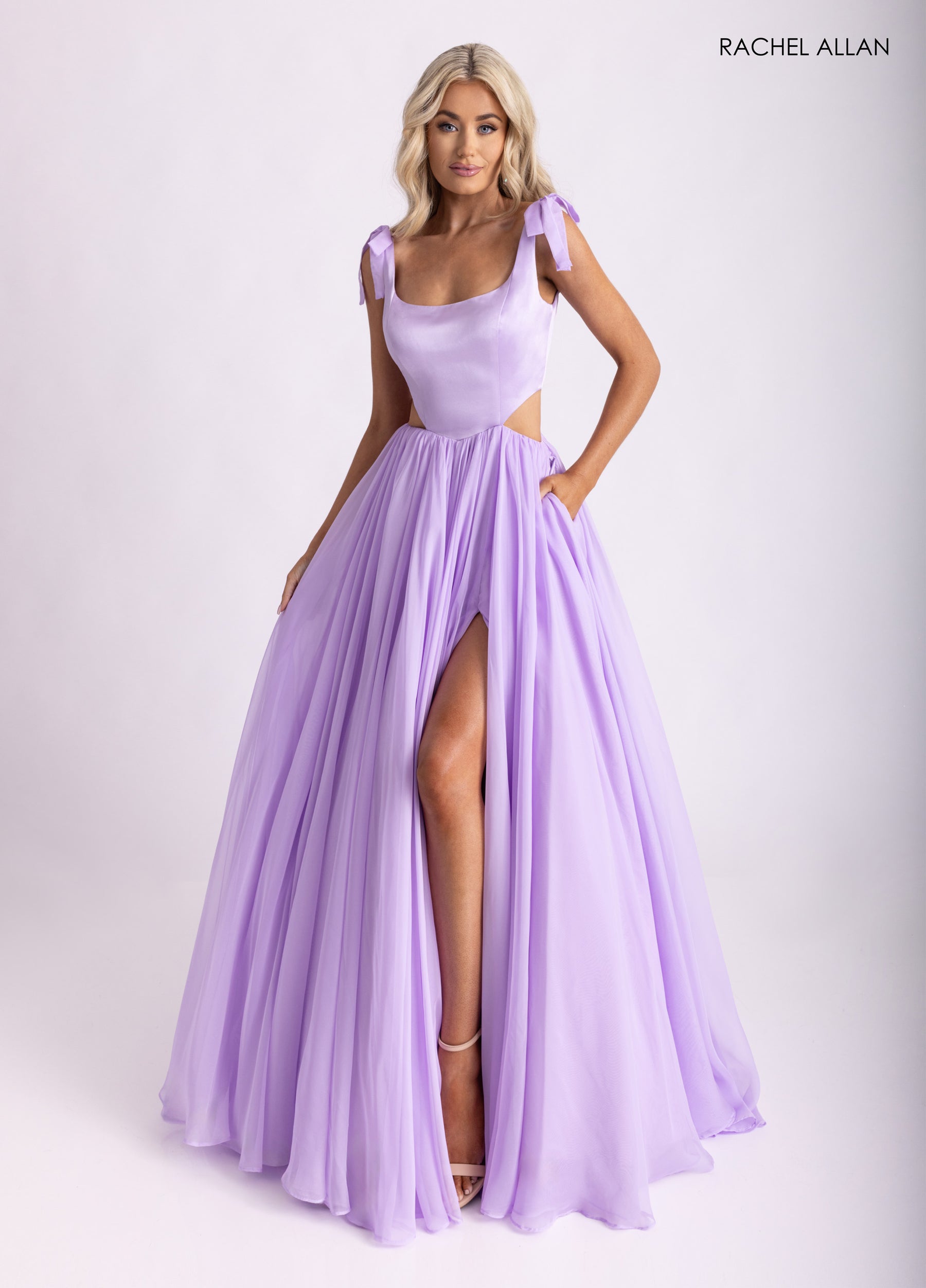 Prom Dresses Long Formal Prom A Line Dress Lilac