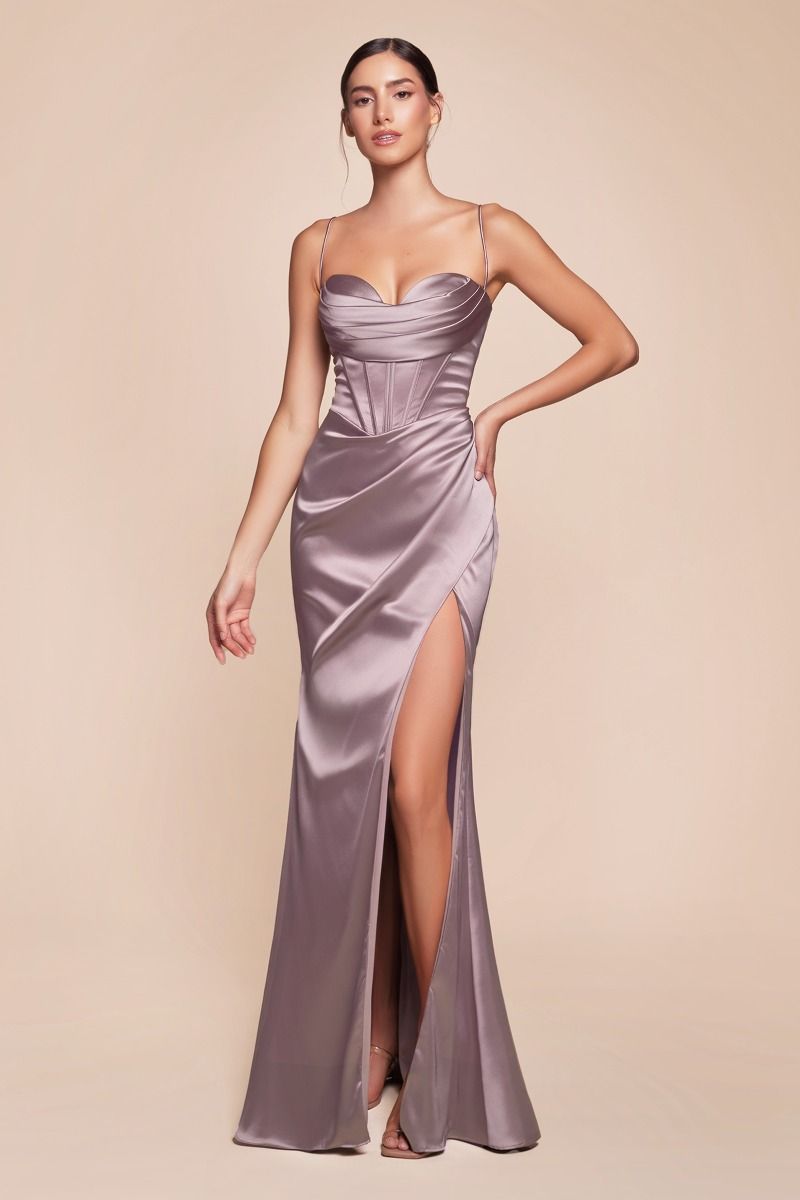 Long Formal Fitted Corset Prom Dress by LaDivine 7483