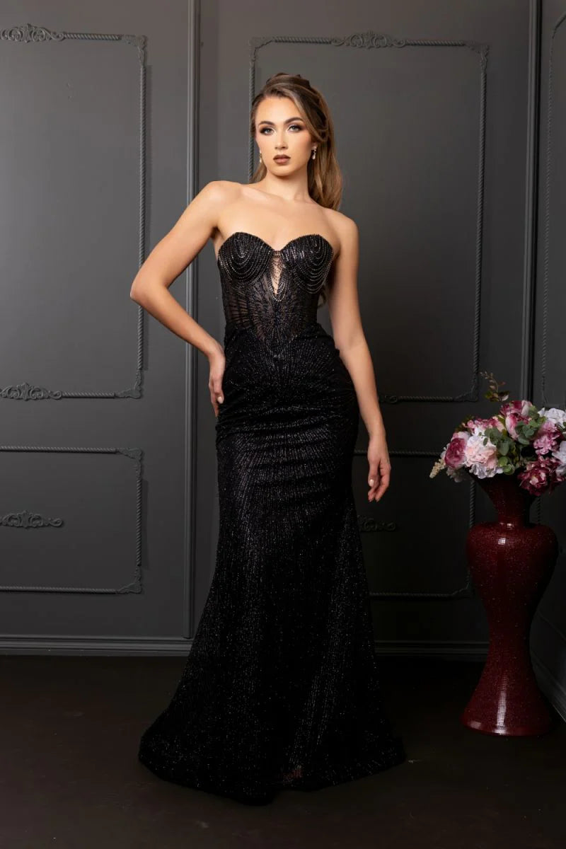 Sweetheart Floor-Length Sequin Prom Mermaid/Trumpet May Queen MQ2195