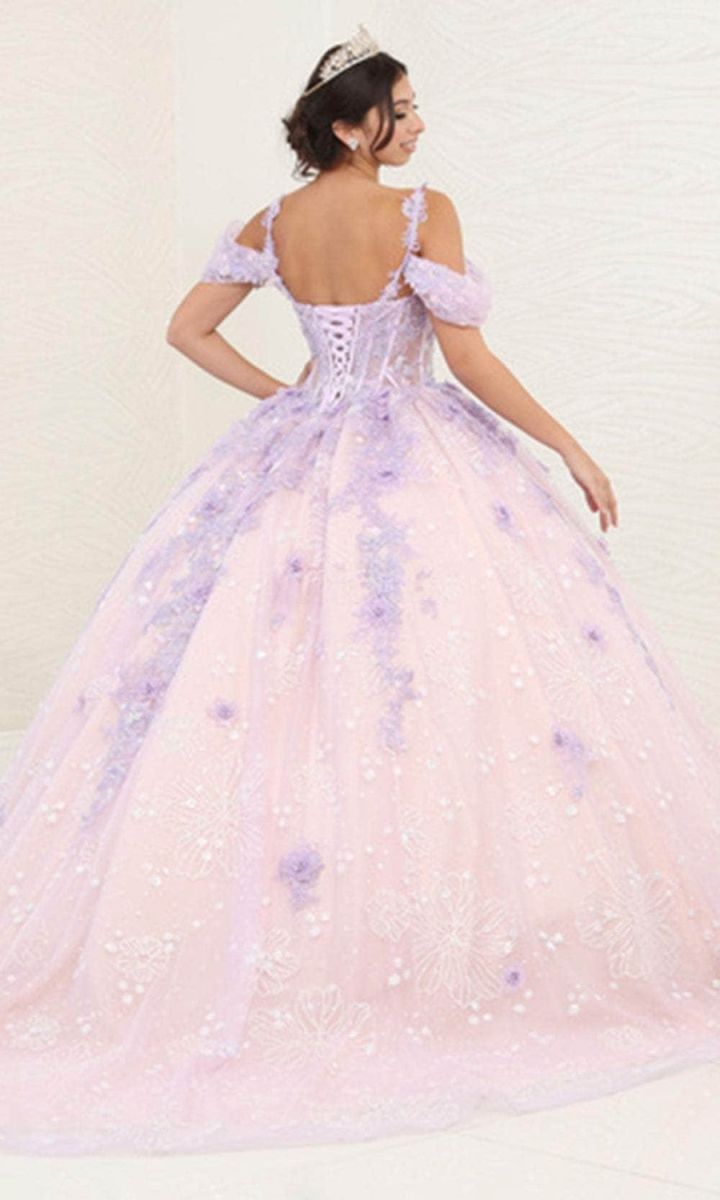 Sweetheart Floor-Length Tulle Quinceañera Ball Gown May Queen LK257