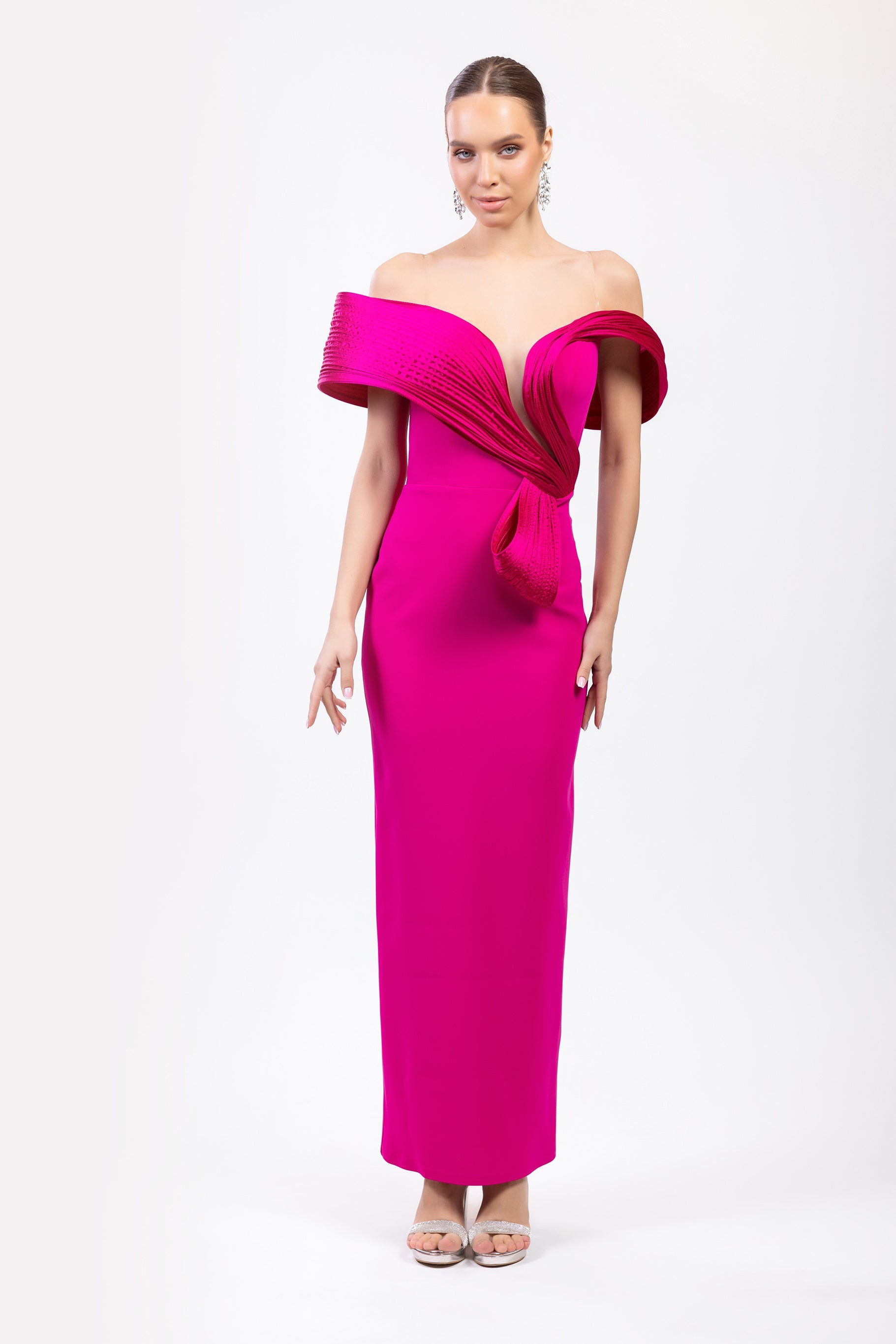 Odrella 7884 Prom Long Fitted Evening Formal Dress