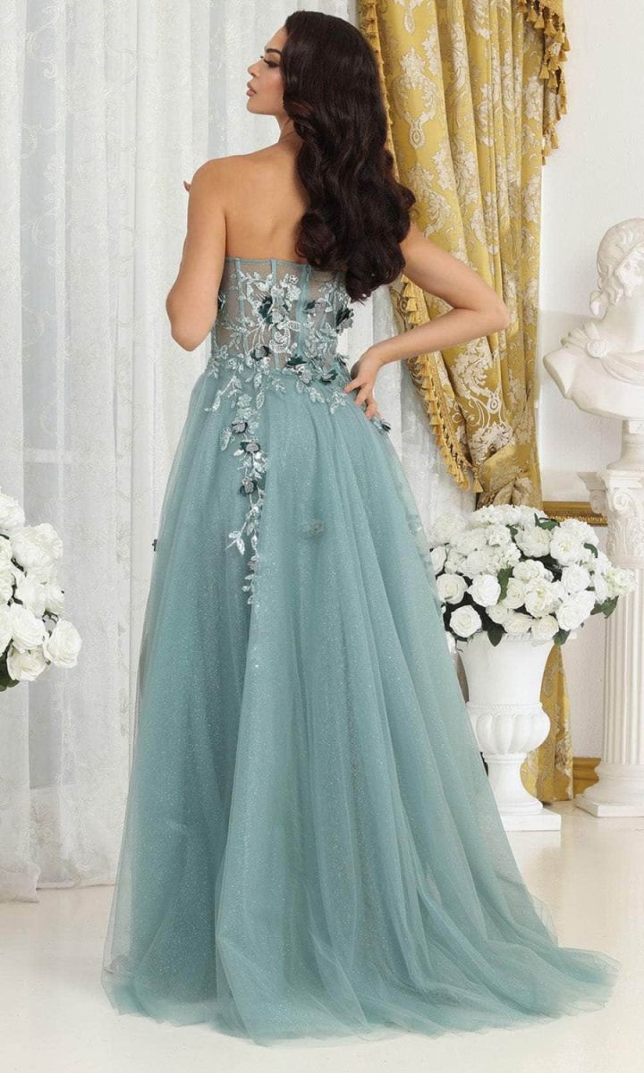 Sweetheart Floor-Length Tulle Prom A-Line May Queen 2059