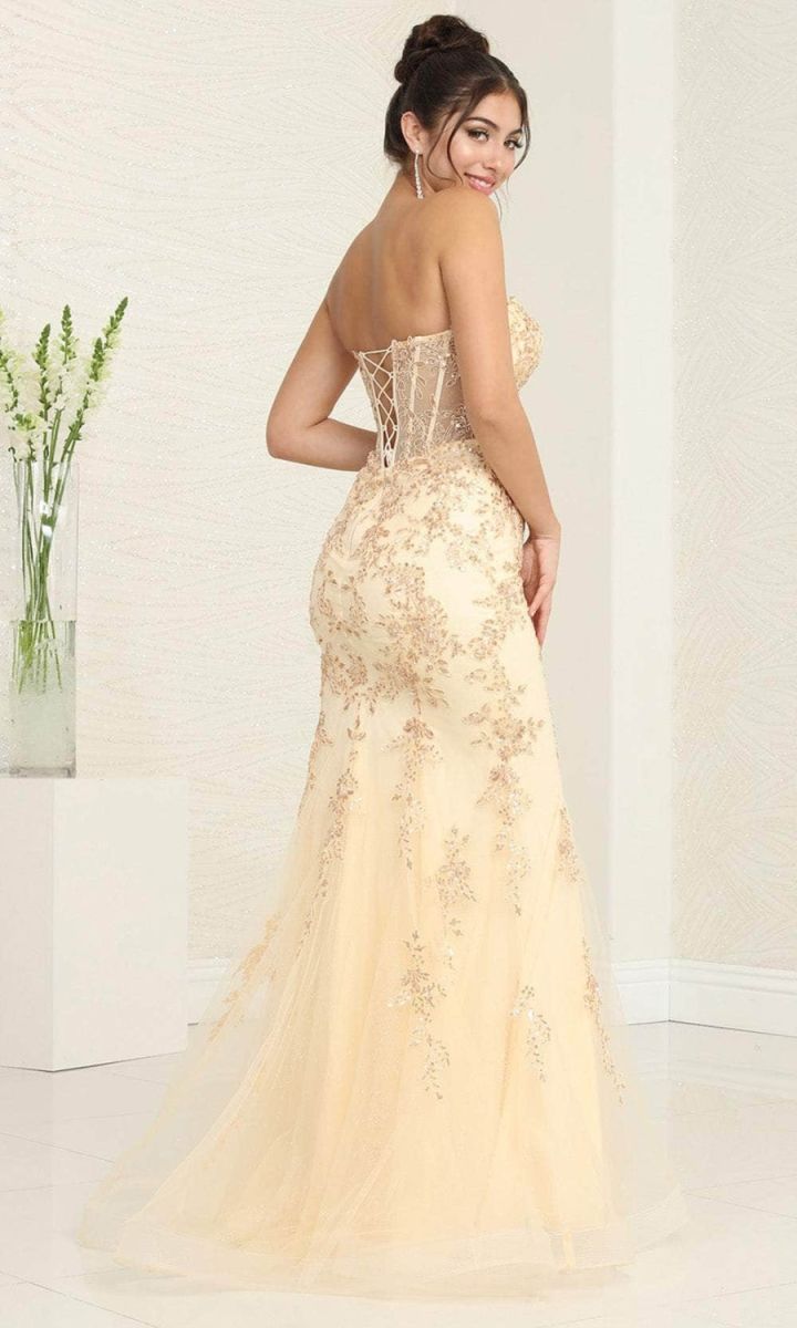 Sweetheart Floor-Length Tulle Prom Mermaid/Trumpet May Queen RQ8118
