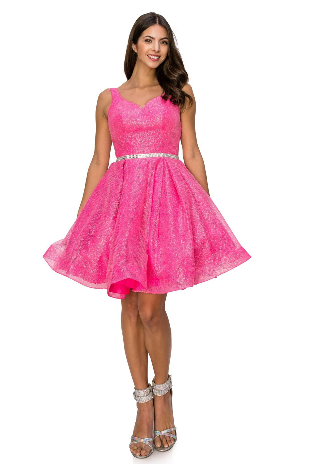 Cocktail Dresses Blue Homecoming Short A Line Prom Hot Pink