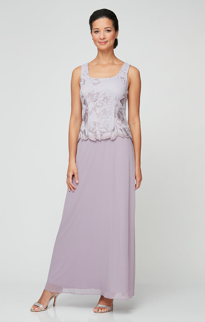 Mother of the Bride Dresses A Line Long Formal Mother of the Bride Petite Jacket Dress Smokey Orchid