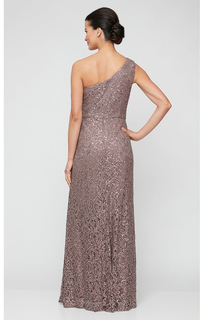Formal Dresses Long Formal Sequin Evening Dress Mocha
