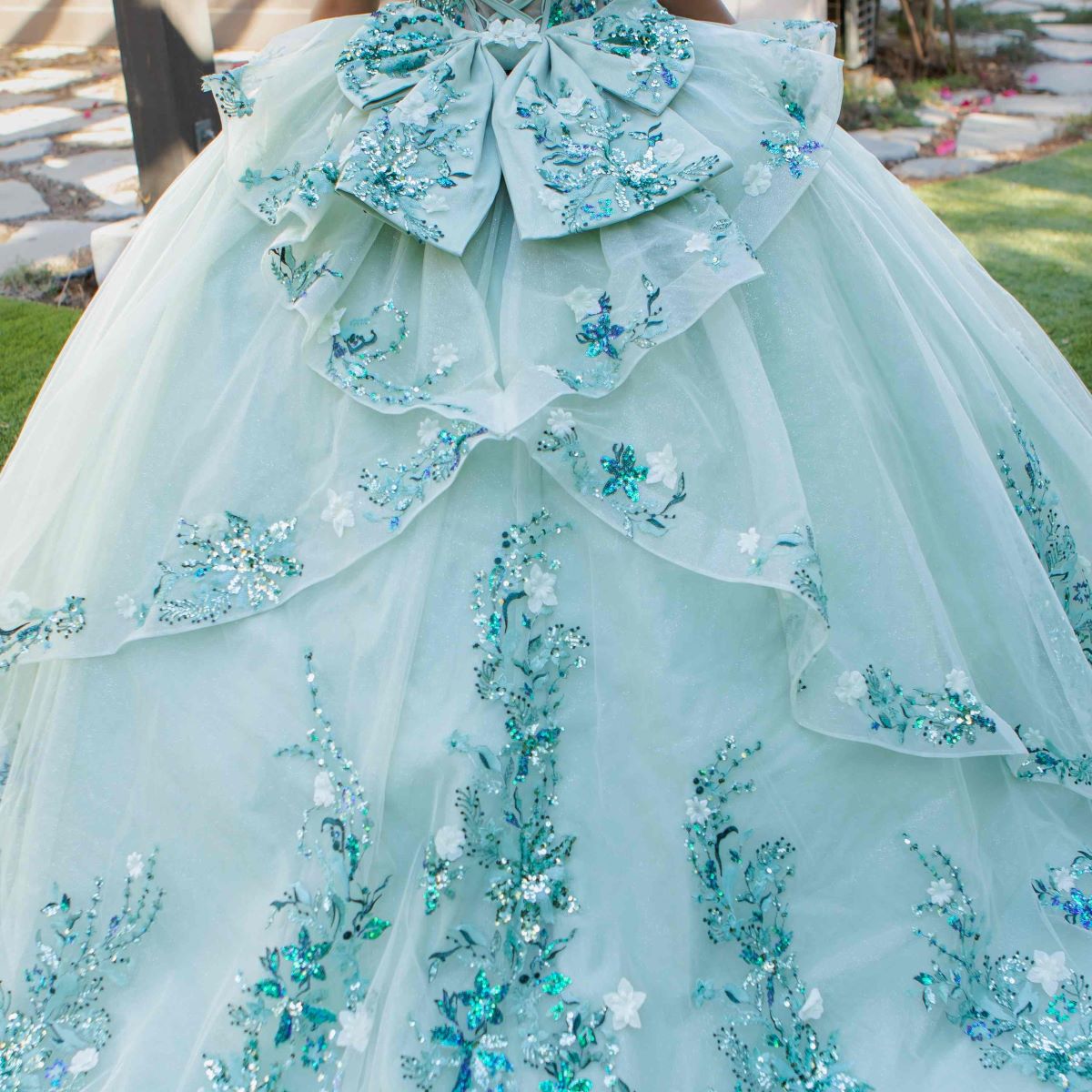 Quinceniera Dresses Long Corset Ball Gown Quinceanera Dress Sage