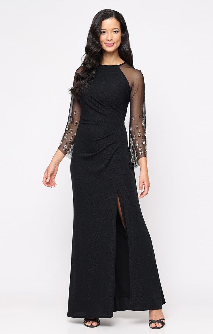 Mother of the Bride Dresses Long Formal Mother of the Bride Dress Black Gold