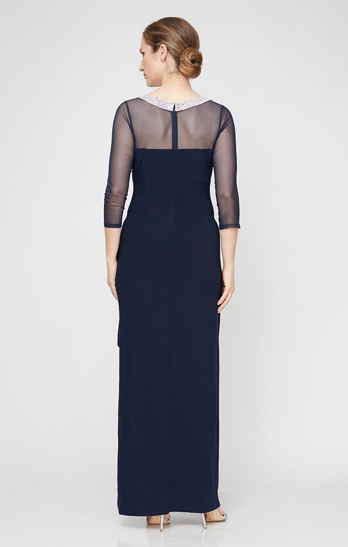 Mother of the Bride Dresses Formal Long Mother of the Bride Dress Navy