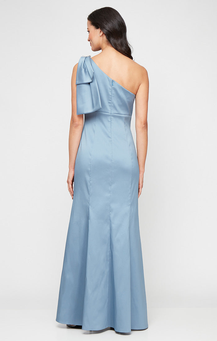 Formal Dresses Long A Line Formal Evening Dress Slate
