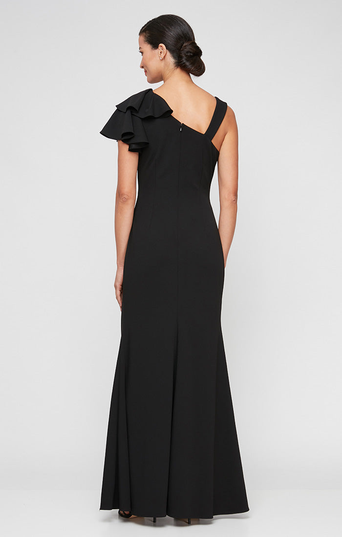 Formal Dresses Long Slit Formal Evening Dress Black
