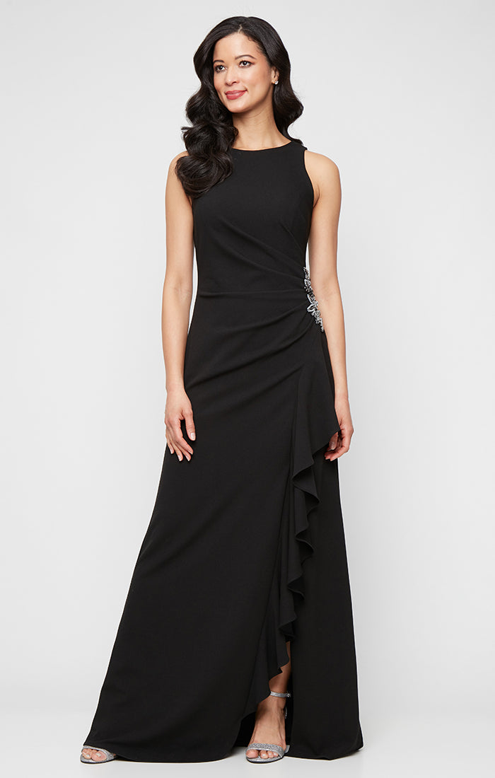 Formal Dresses Long Beaded Evening Formal Dress Black