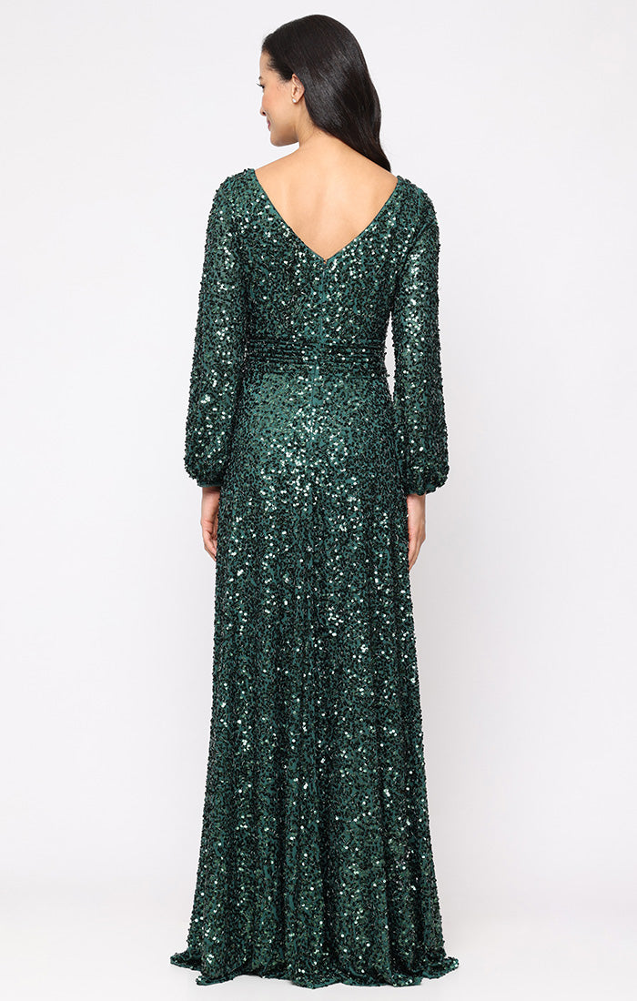 Mother of the Bride Dresses Long Formal A Line Sequin Mother of the Bride Dress Emerald Green