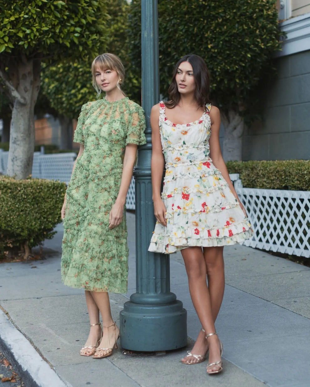 Cocktail Dresses Floral Print Short Homecoming Mini Cocktail Dress Ivory Multi