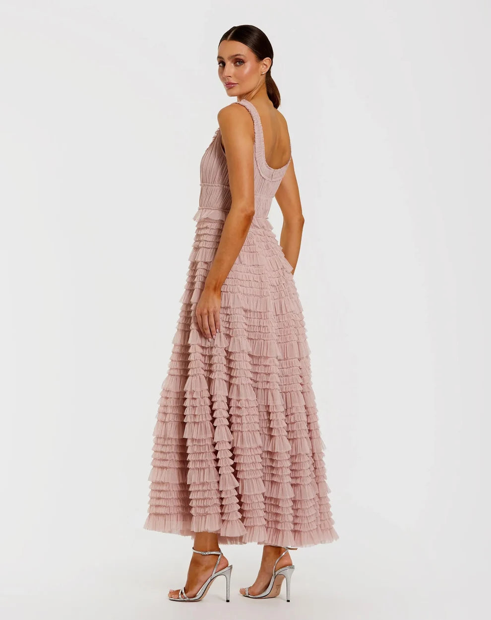 Cocktail Dresses Tea Length Short Evening Cocktail Dress Mac Duggal 8292 Rose
