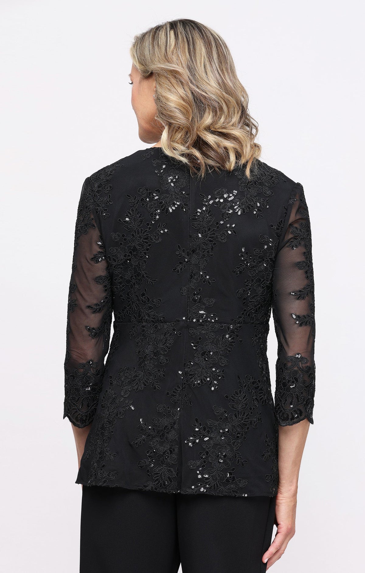 Alex Evenings 84172006 V-Neck Lace Formal