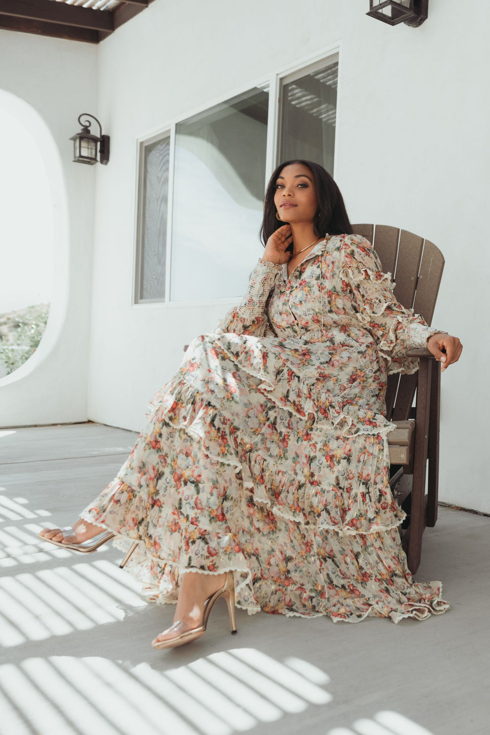 Cocktail Dresses Floral Cocktail Dress Yellow Multi