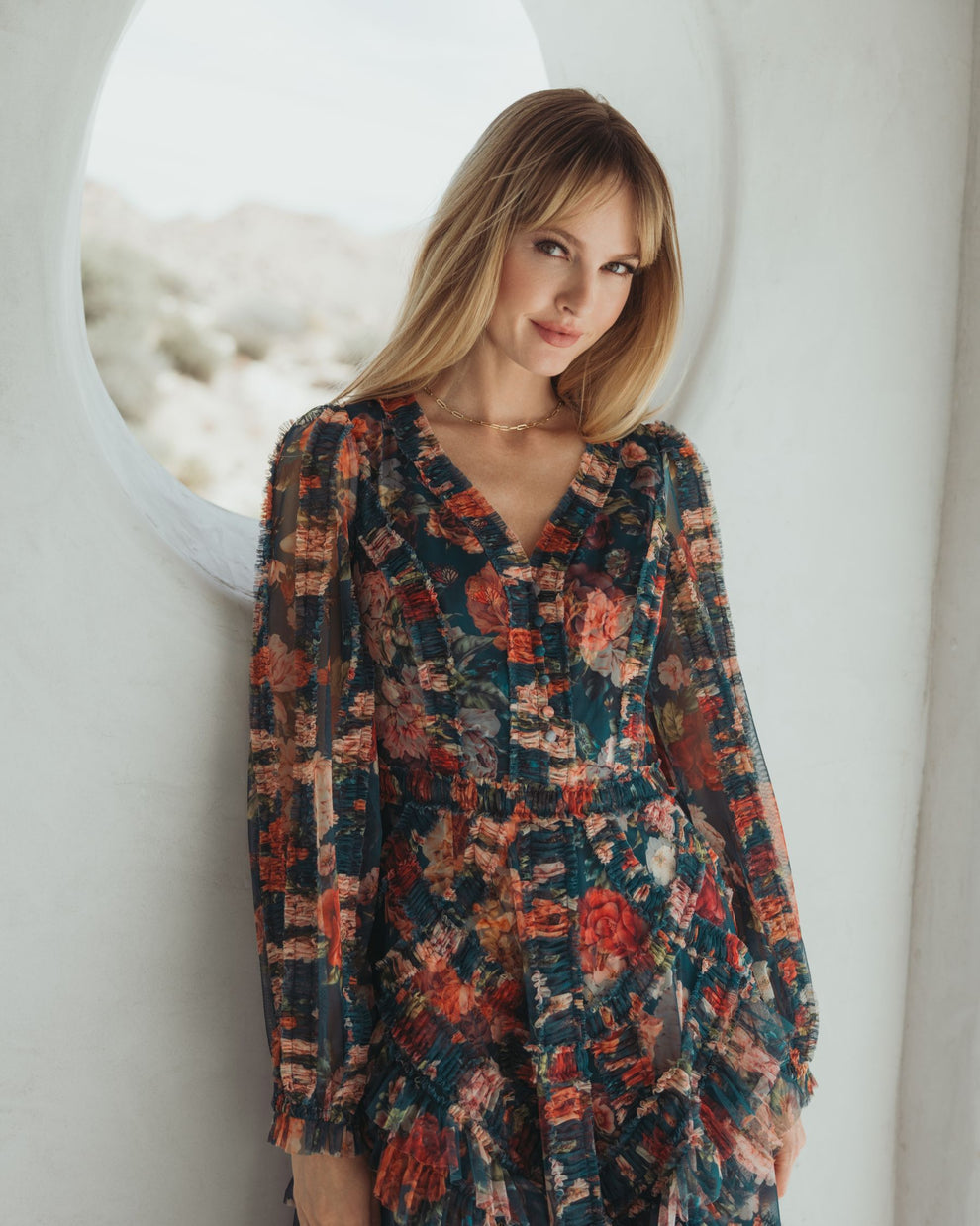 Cocktail Dress Floral Printed Short Cocktail Dress Teal Multi