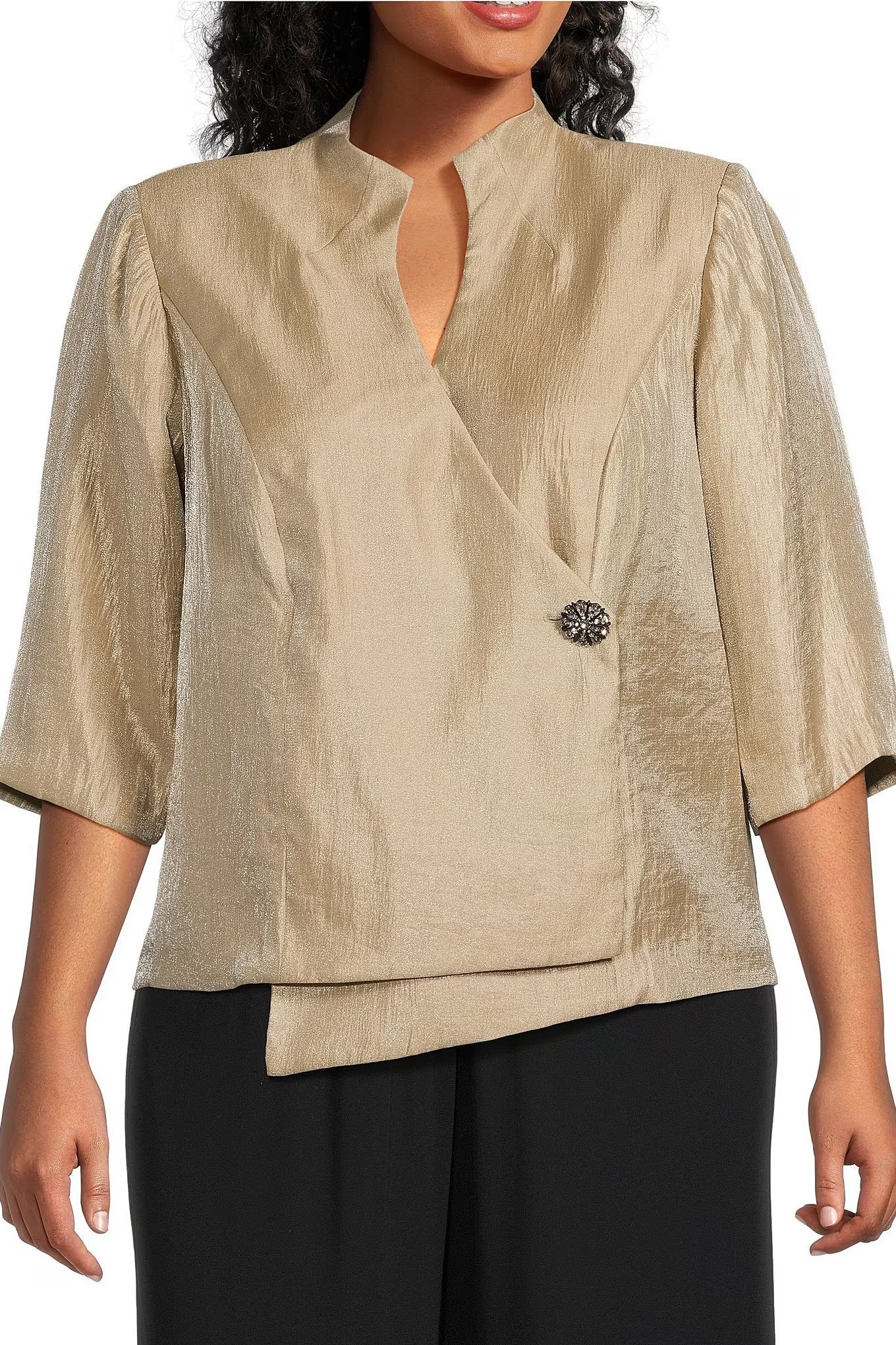 3/4 Sleeve Blouse Alex Evenings 8455281