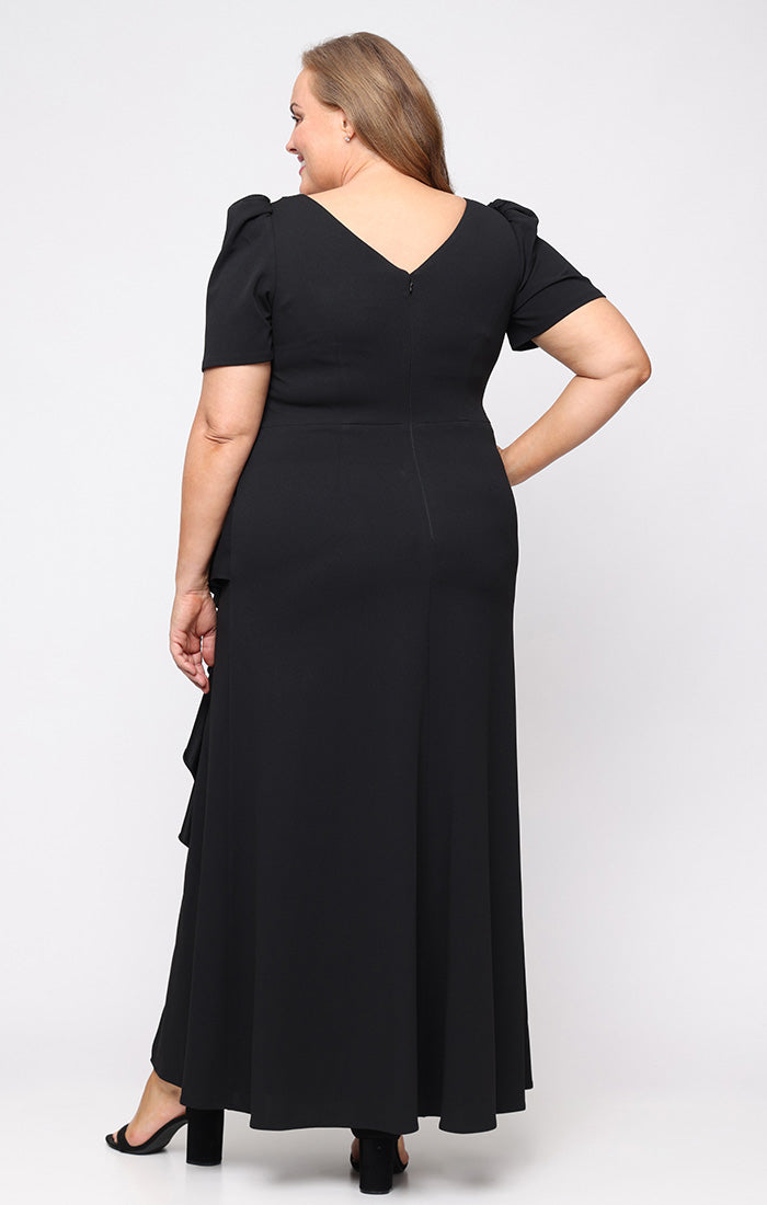 Plus Size Dresses Mother of the Bride Long Plus Size Formal Dress BLACK