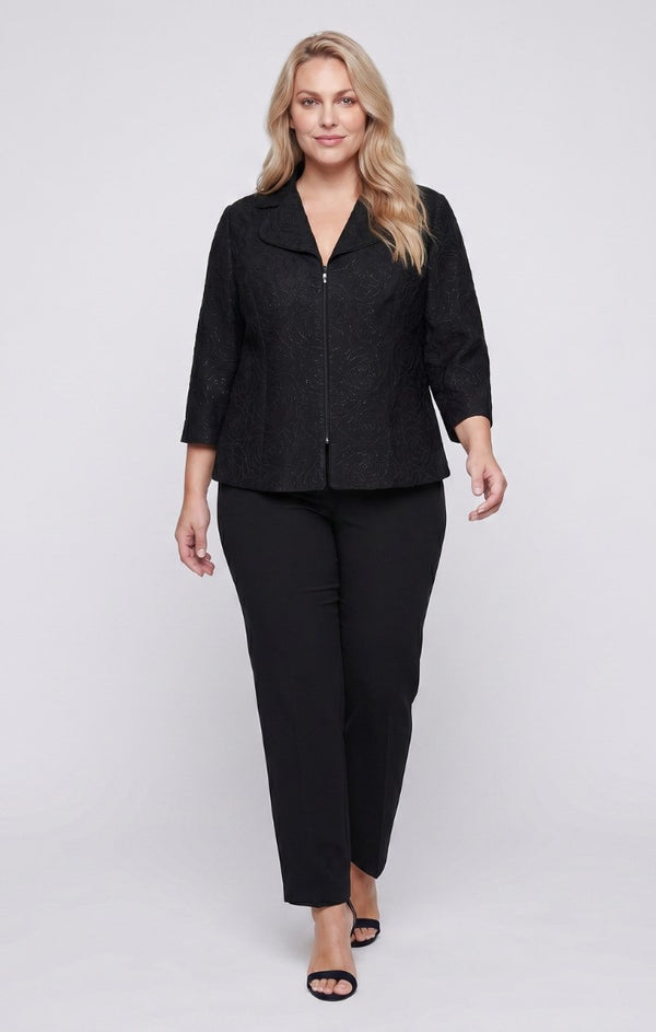 Crew High-Neck Lace Formal Fit & Flare Alex Evenings 8481333