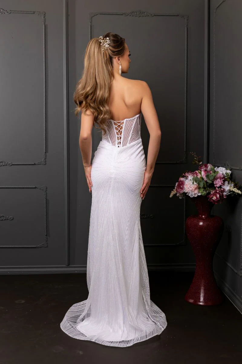 Sweetheart Floor-Length Sequin Prom Mermaid/Trumpet May Queen MQ2195