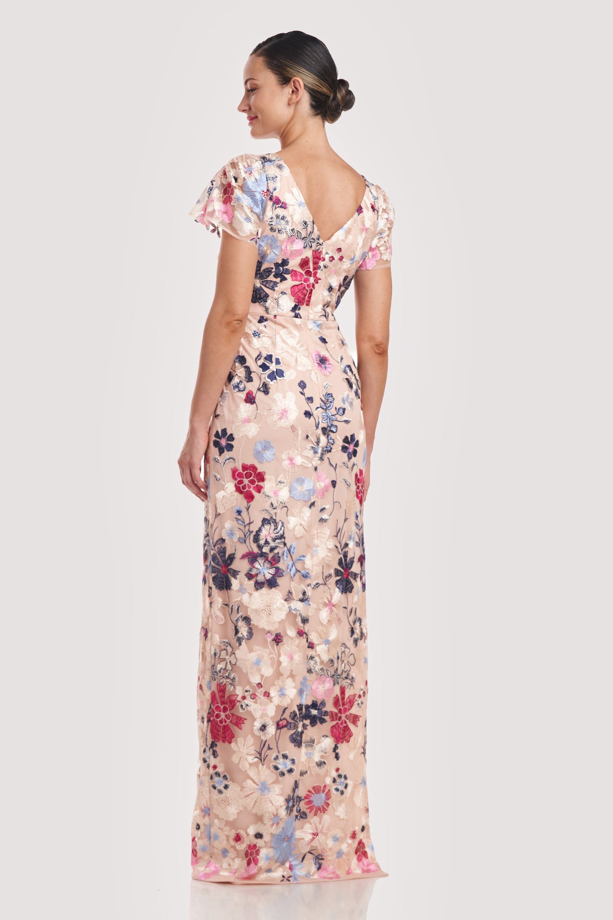 JS Collections 86111216 Rose Gold Multi gown