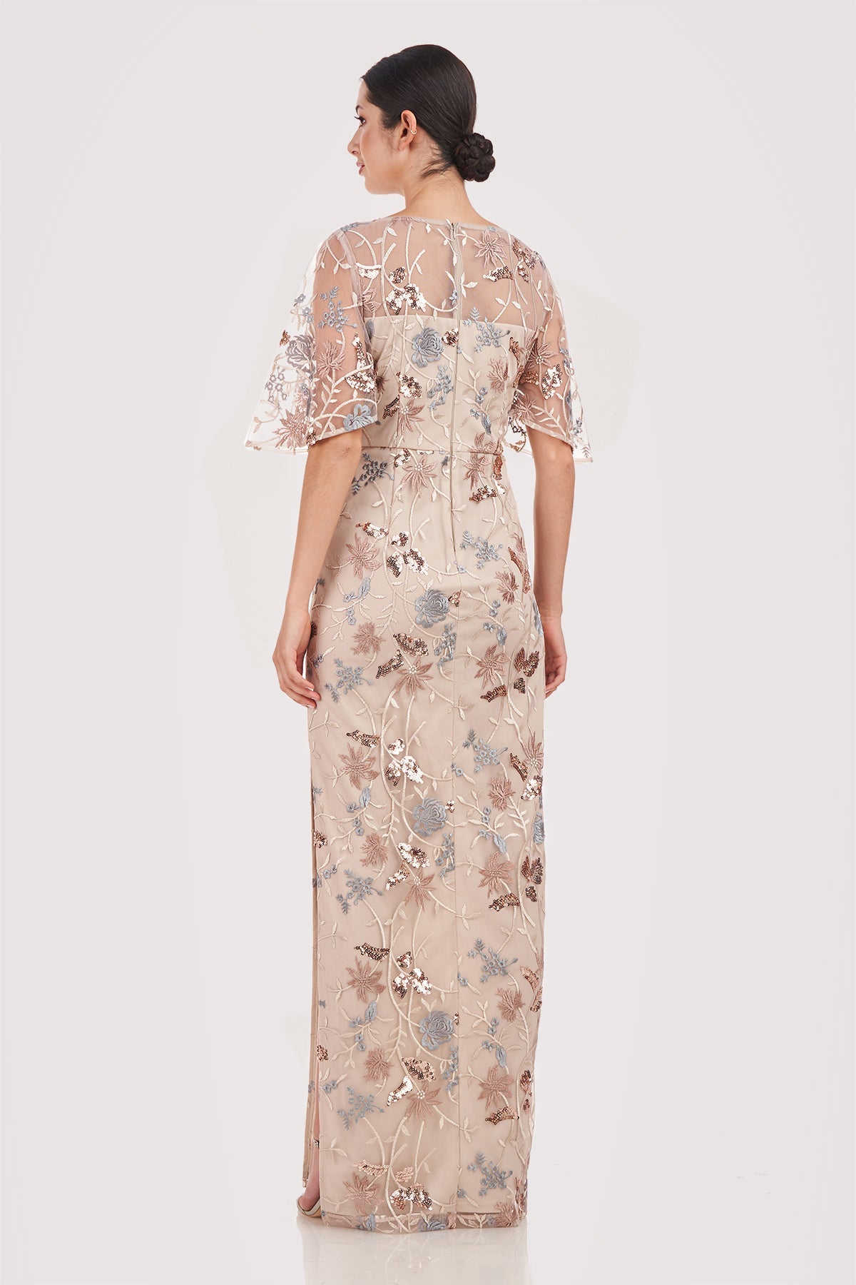 Daphne Flutter Column Gown JS Collections 8618674