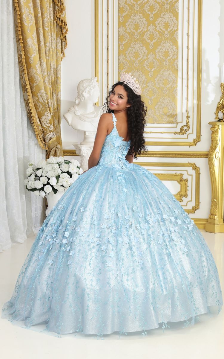 Square Floor-Length Tulle Quinceañera Ball Gown May Queen LK208