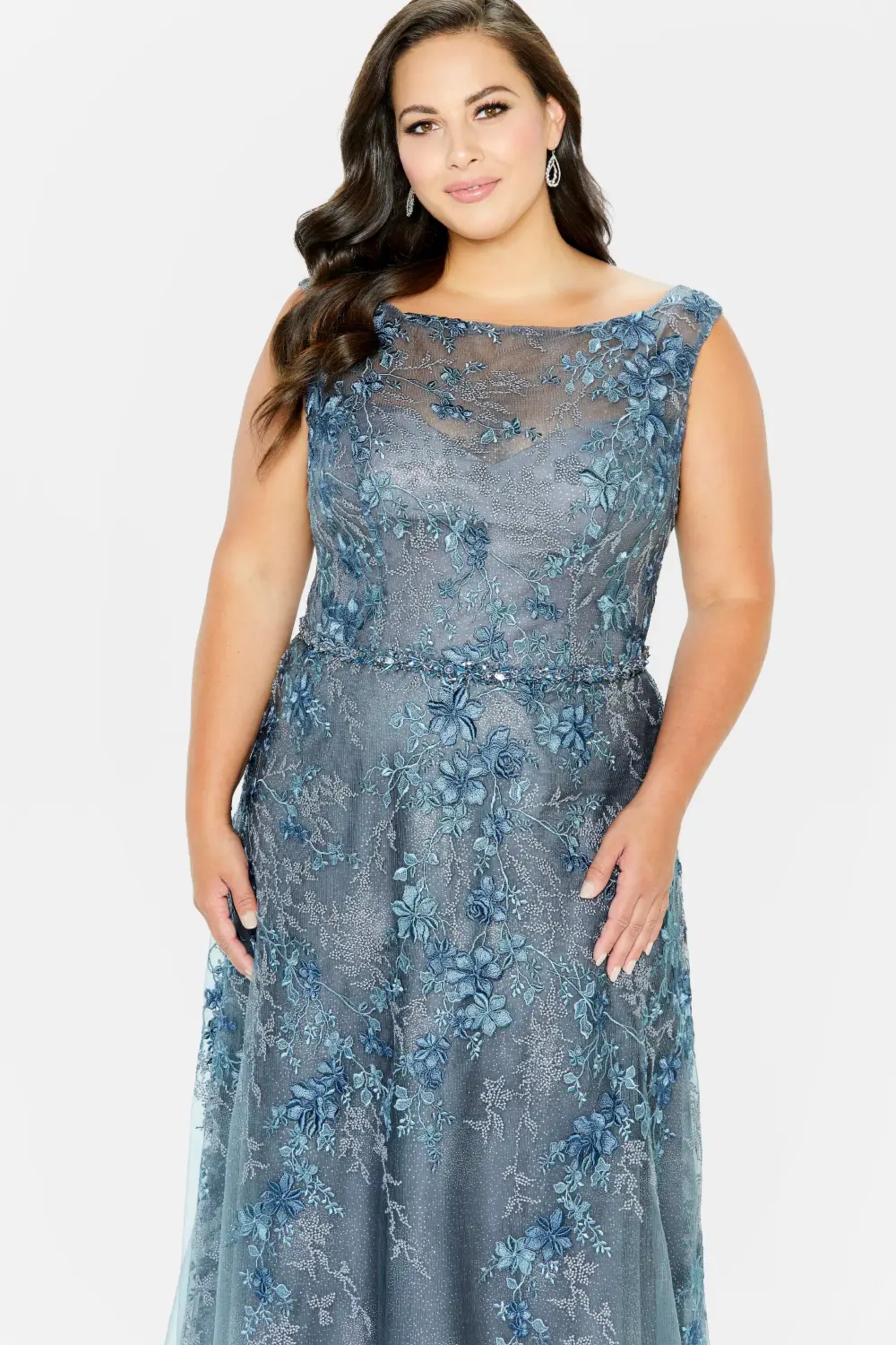 Formal Dresses Glitter Long Formal A Line Evening Dress PCharcoal/Slate