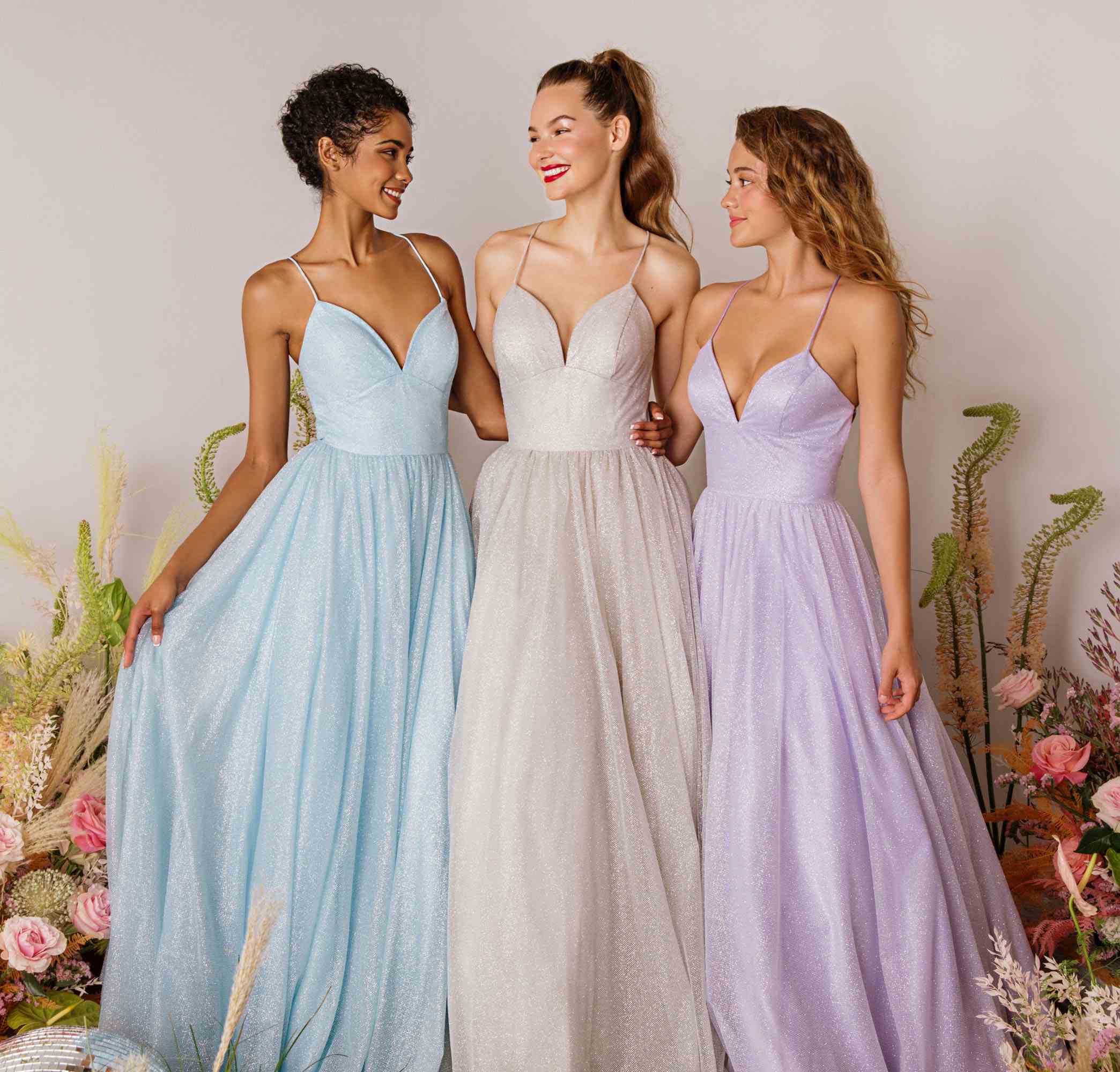 Prom Dresses Long Prom Formal A Line Glitter Dress Eureka Fashion 9009 Lilac