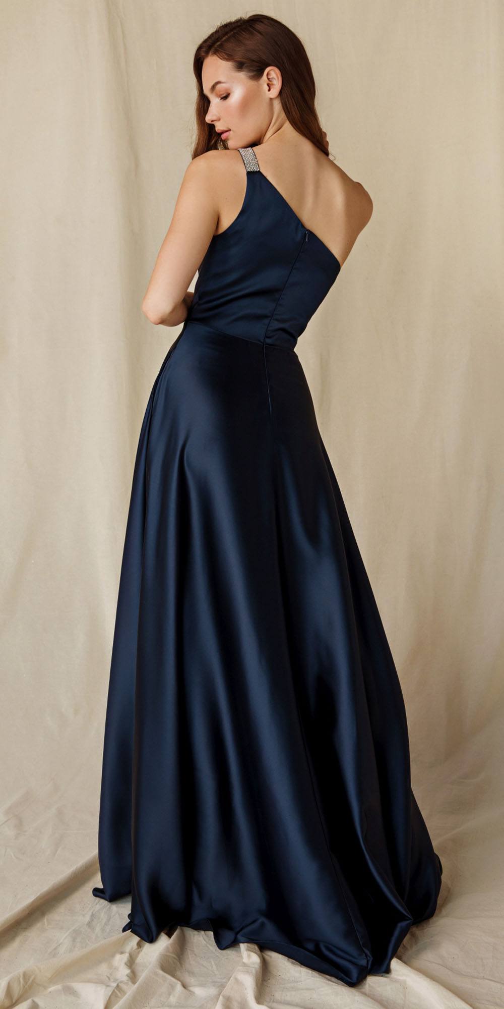 Prom Dresses Long Prom Formal Evening Dress Eureka Fashion 9025 Navy