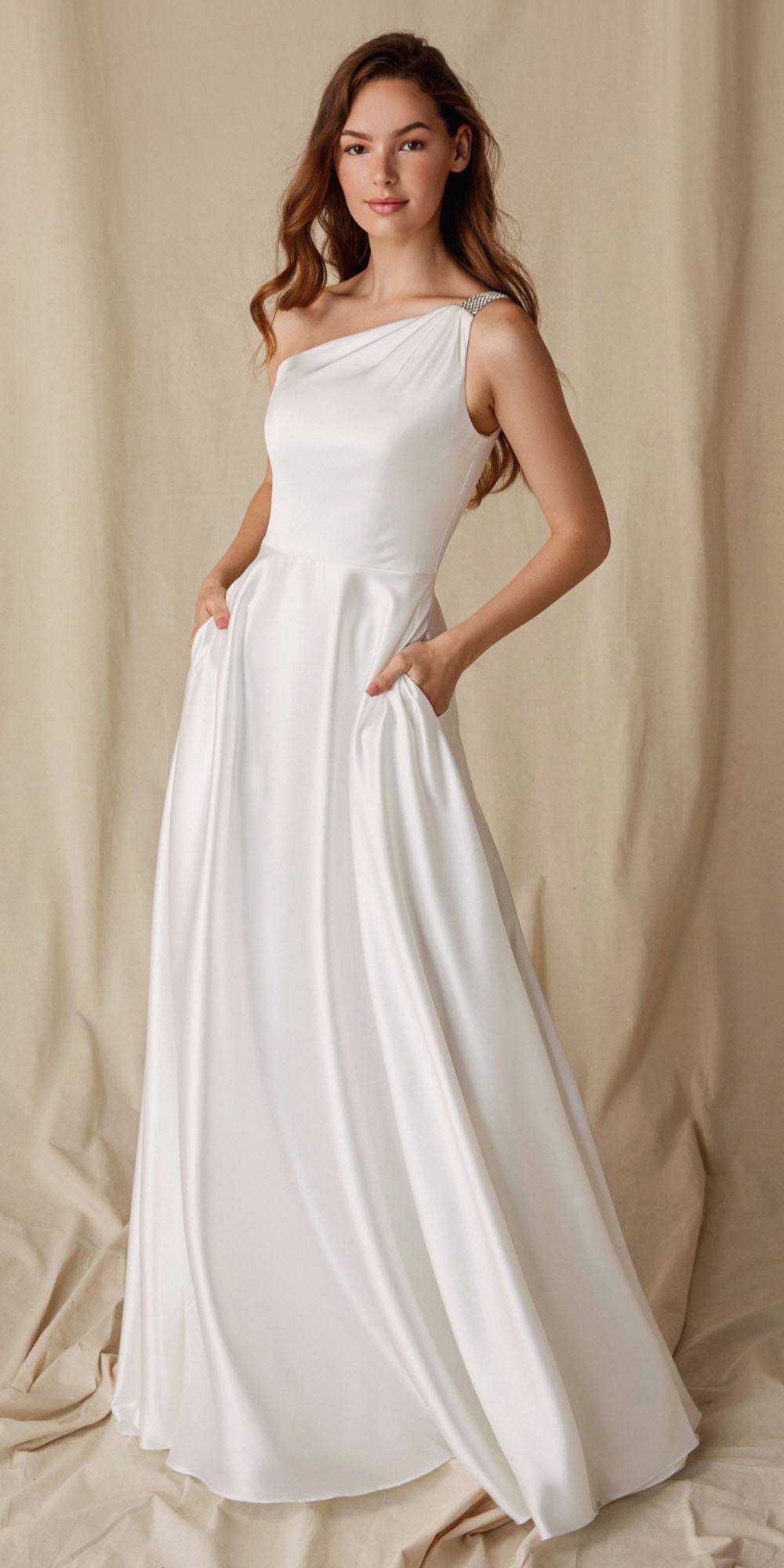 Wedding Dresses Long Wedding Bridal Evening Dress Eureka Fashion 9025 Off White