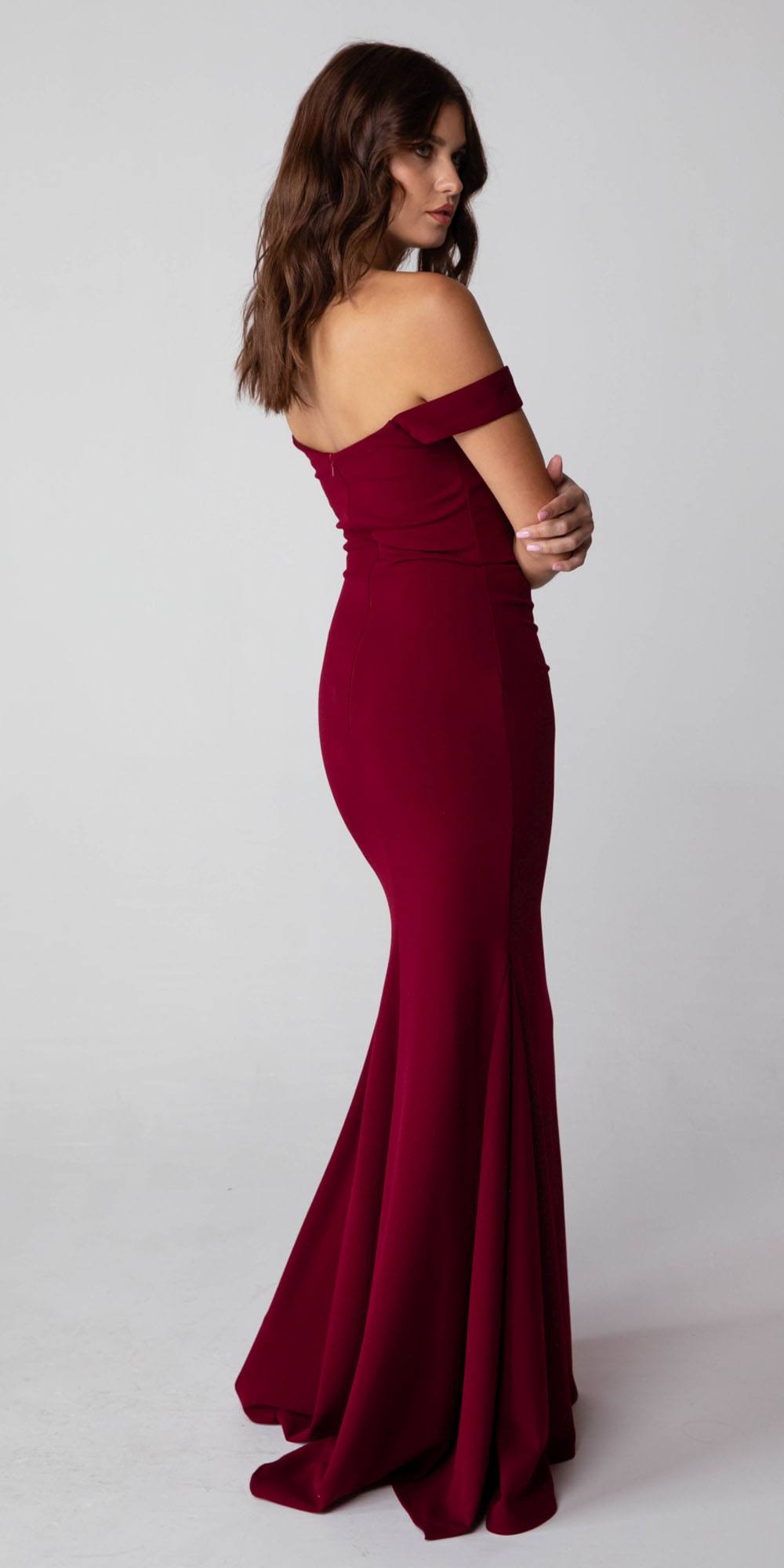 Prom Dresses Long Mermaid Formal Prom Dress Eureka Fashion 9081 Burgundy