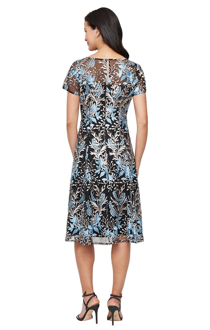 Mother of the Bride Dresses Short Petite Mother of the Bride Cocktail Dress Black Multi