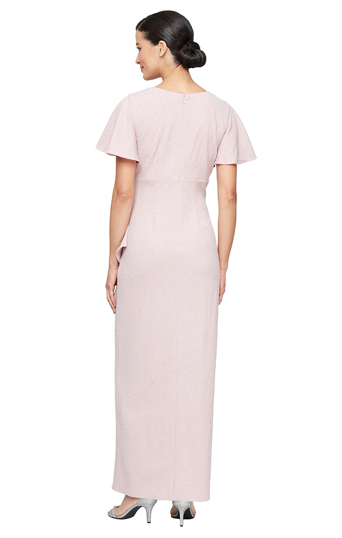 Mother of the Bride Dresses Glitter Mother of the Bride Long Formal Petite Dress Blush
